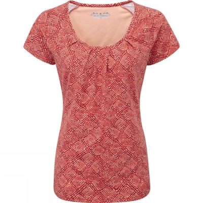 Tee Royal Robbins Essential Tie-Diamond Mujer - Rojas - Chile XYK328075